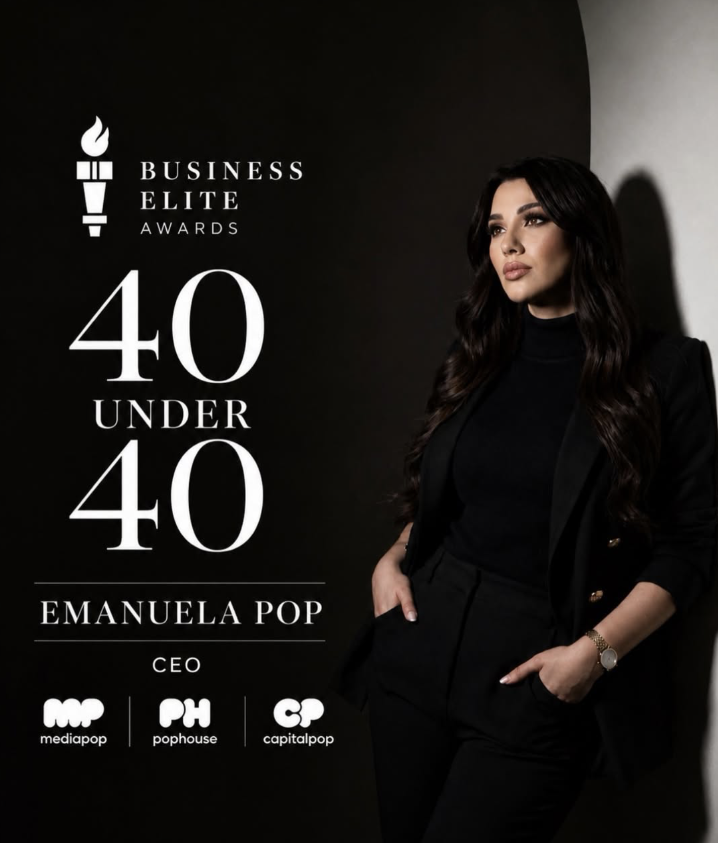 Business Elite Awards 40 Under 40 honoree — Emanuela Pop